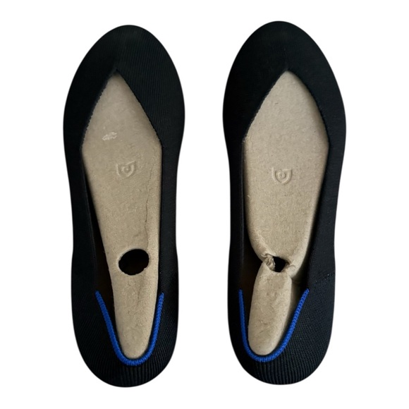 Rothy’s NEW Daily Flat Black Ballet Flats Size 7.5 Comfort Everyday Slip-On - Picture 12 of 13